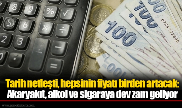 Tarih netleşti hepsinin fiyatı birden artacak Akaryakıt alkol ve