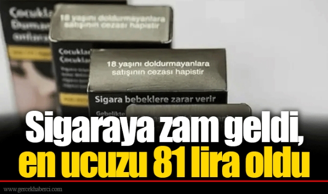 Sigaraya Zam Geldi En Ucuzu Lira Oldu G Ndem Ger Ek Haberci