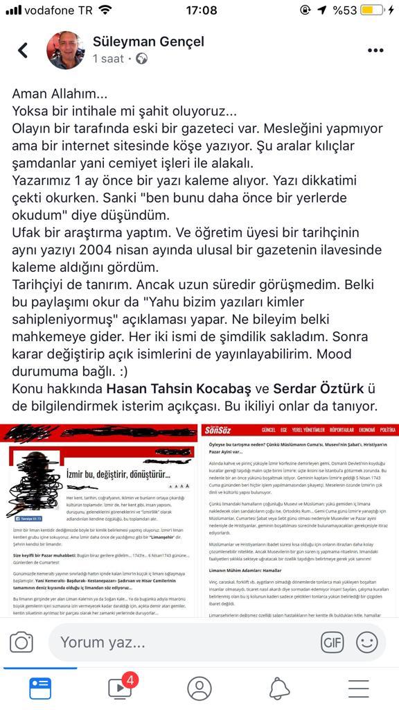 Gazeteci Gençel'in "Aşırmacılık"la suçladığı gazeteci kim?