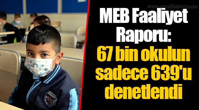 meb faaliyet raporu 67 bin okulun sadece 639 u denetlendi gÜndem